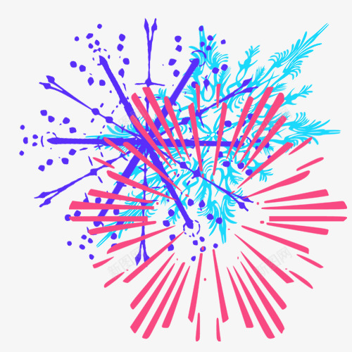手绘彩色烟花PSD分层psd免抠素材_88icon https://88icon.com 彩色烟花 手绘彩色烟花 手绘烟花 烟火 烟花PSD分层 紫色烟花