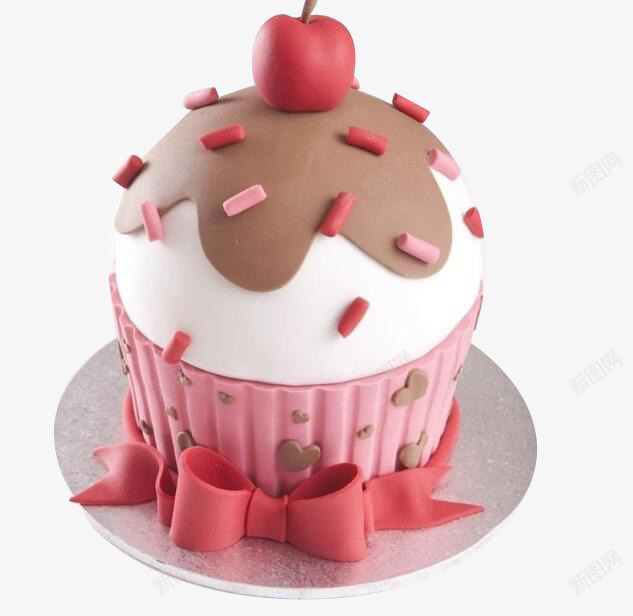 粉红苹果蛋糕png免抠素材_88icon https://88icon.com 摆盘 杯子蛋糕 甜品 粉红杯子蛋糕 蛋糕底盘