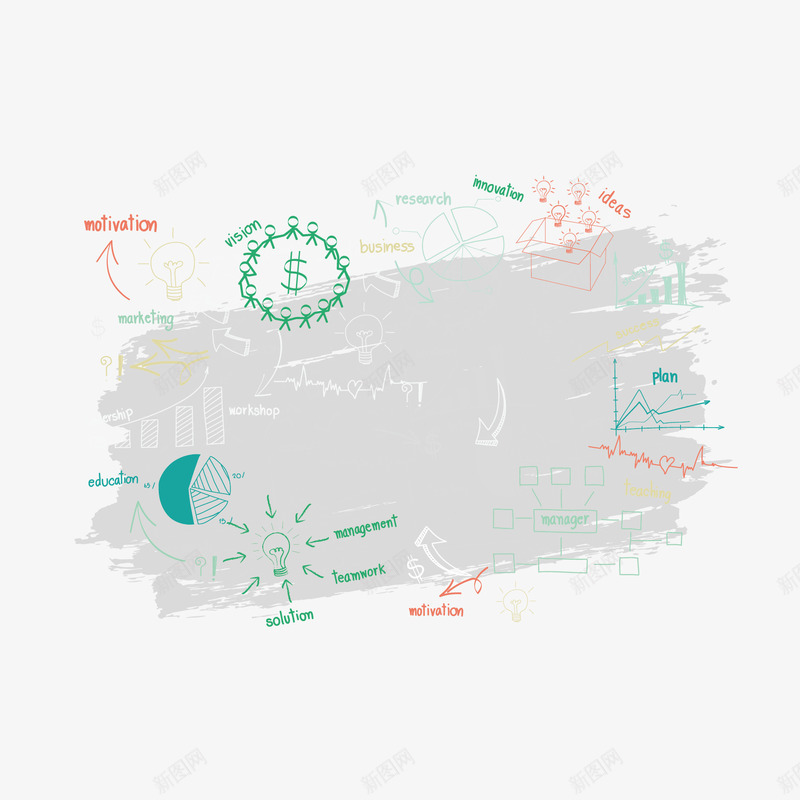 手绘教育学习黑板底纹png免抠素材_88icon https://88icon.com 卡通 学习 底纹 手绘 教育 黑板