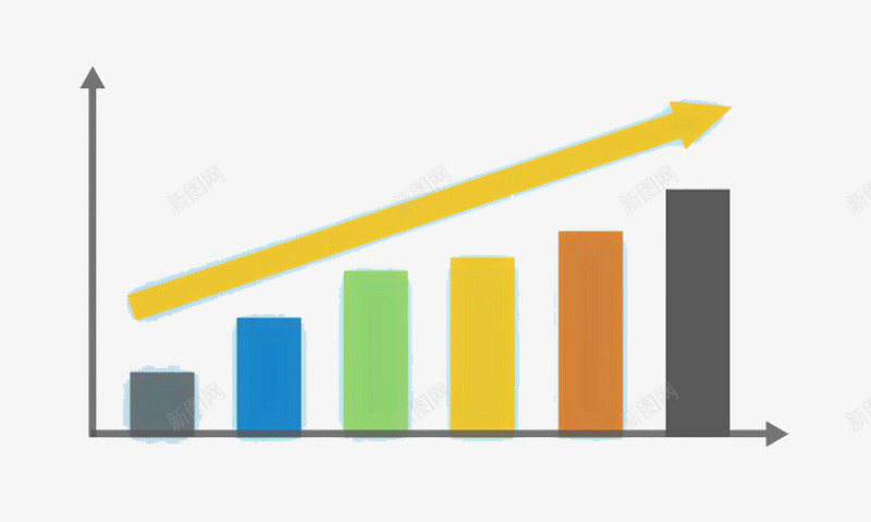 上升数据图表矢量图eps免抠素材_88icon https://88icon.com 上升 免抠png元素 彩色 数据 条形 统计图 矢量图