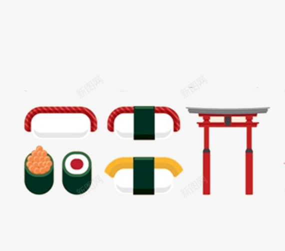 日本旅行png免抠素材_88icon https://88icon.com 包饭 寿司