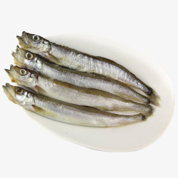 日本带籽多春鱼素材
