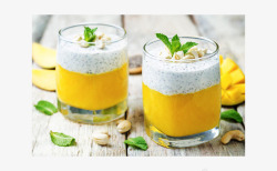 美味酸奶美味的芒果饮品高清图片
