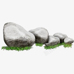 石头png免抠素材_88icon https://88icon.com 大石头 小草 石头 石子 石缝中的小草 石陨石 装饰 陨石