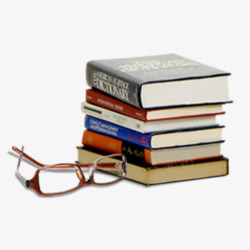 产品实物书本书籍眼镜素材