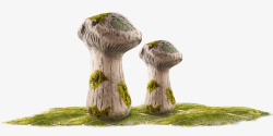 创意蘑菇雕塑素材