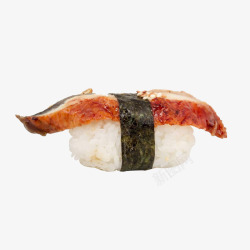 正面日本鳗鱼寿司餐饮食物素材