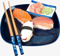 寿司饭团拼盘素材