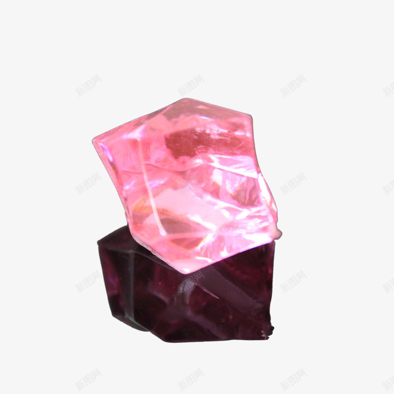 粉色水晶石png免抠素材_88icon https://88icon.com 原石 石头 粉色 装饰品