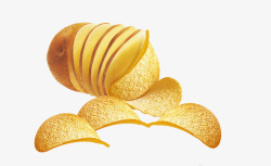 薯片广告素材切片的薯片广告海报高清图片