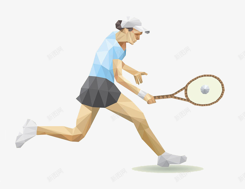 运动员打网球插画png免抠素材_88icon https://88icon.com 抽象剪影 球场 球拍 网球 运动员 运动员打网球插画 运动服