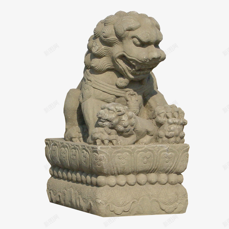 大门石头狮子png免抠素材_88icon https://88icon.com 狮子 石头 石狮子png 石狮子免抠 石狮子实物图 雕像 雕刻石头