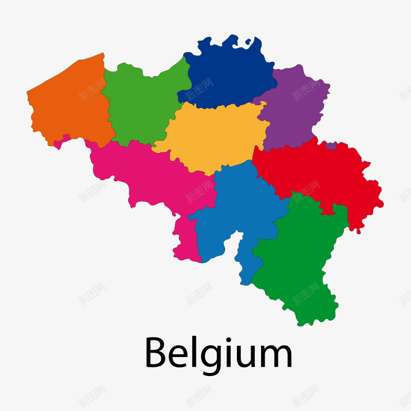 地图欧洲地图png免抠素材_88icon https://88icon.com Belgium 国家 国家地图 地图 地图元素 平面 彩色 插画 欧洲地图