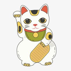 日本招财猫素材
