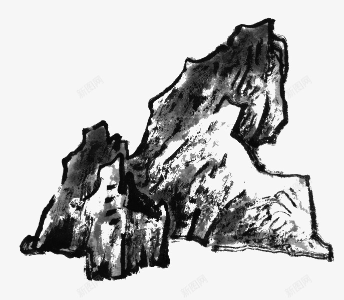 水墨圖19 梧竹溪堂图#国画#山水画#水墨#水墨画#水墨山水畫#山水畫#国畫#宋