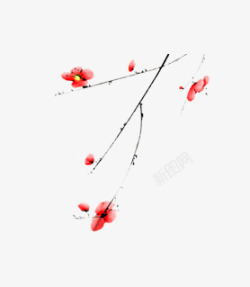 梅花枝素材