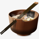 亚洲的碗早餐中国中国人筷子晚餐素材