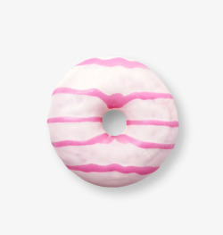 粉红色的甜甜圈实物素材