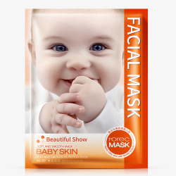 橙色婴儿护肤品包装素材