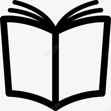 书籍封面黑色扁平亲子阅读图标矢量图图标