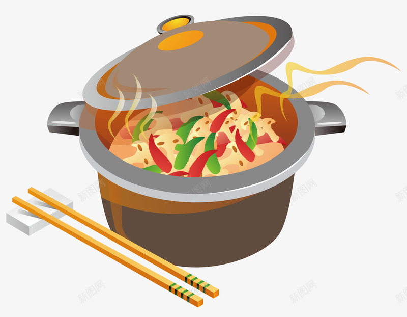 锅中的面条矢量图ai免抠素材_88icon https://88icon.com 300像素图 AI图免抠 大图免抠 手绘 煮面条 筷子 高清免抠 鸡蛋面 矢量图