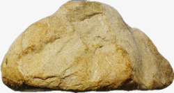 一块石头黄色的石头高清图片