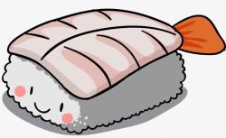 肉色美味寿司料理素材