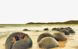 大海石头美景素材