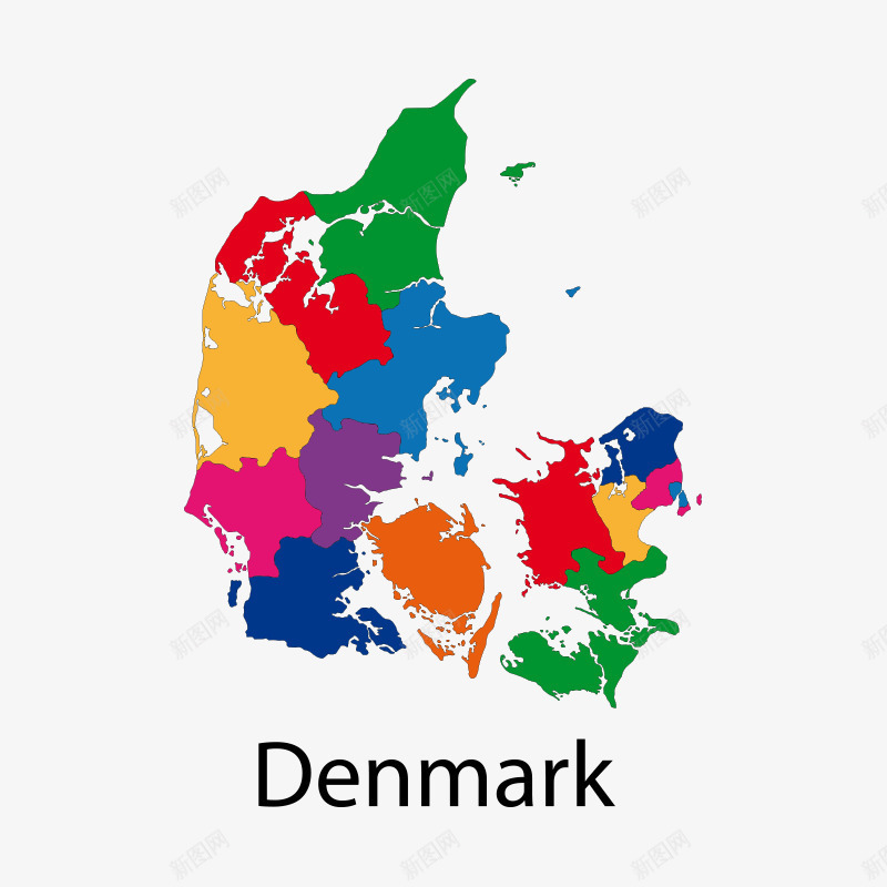 地图欧洲地图png免抠素材_88icon https://88icon.com Denmark 国家 国家地图 地图 地图元素 平面 彩色 插画 欧洲地图