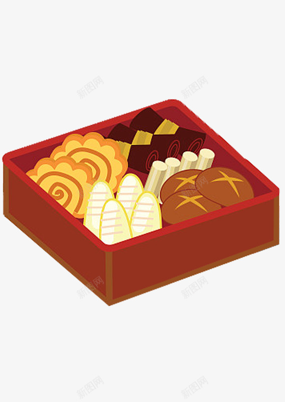 手绘插图可爱日本食盒png免抠素材_88icon https://88icon.com 可爱 手绘 日本套餐 日本料理 日本食盒 食物插图