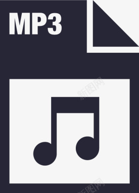 音乐图标文件格式mp3图标图标