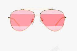 粉红背景图片模板下载金属框粉红色太阳镜高清图片