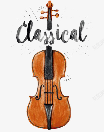 古典手绘大提琴png免抠素材_88icon https://88icon.com 古典 手绘 提琴 管弦乐器 音乐会
