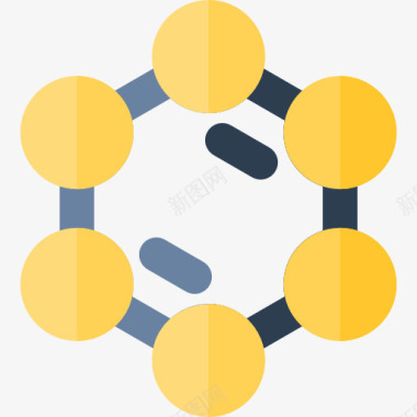 化学水结构分子图标图标