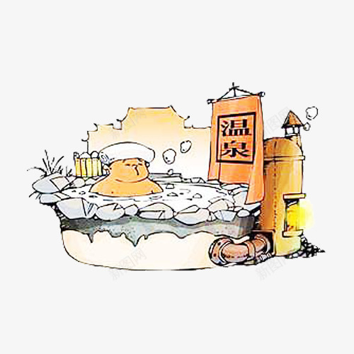 泡日本温泉的男人png免抠素材_88icon https://88icon.com 日本温泉 泡澡 洗澡 男人 男人洗澡 男的