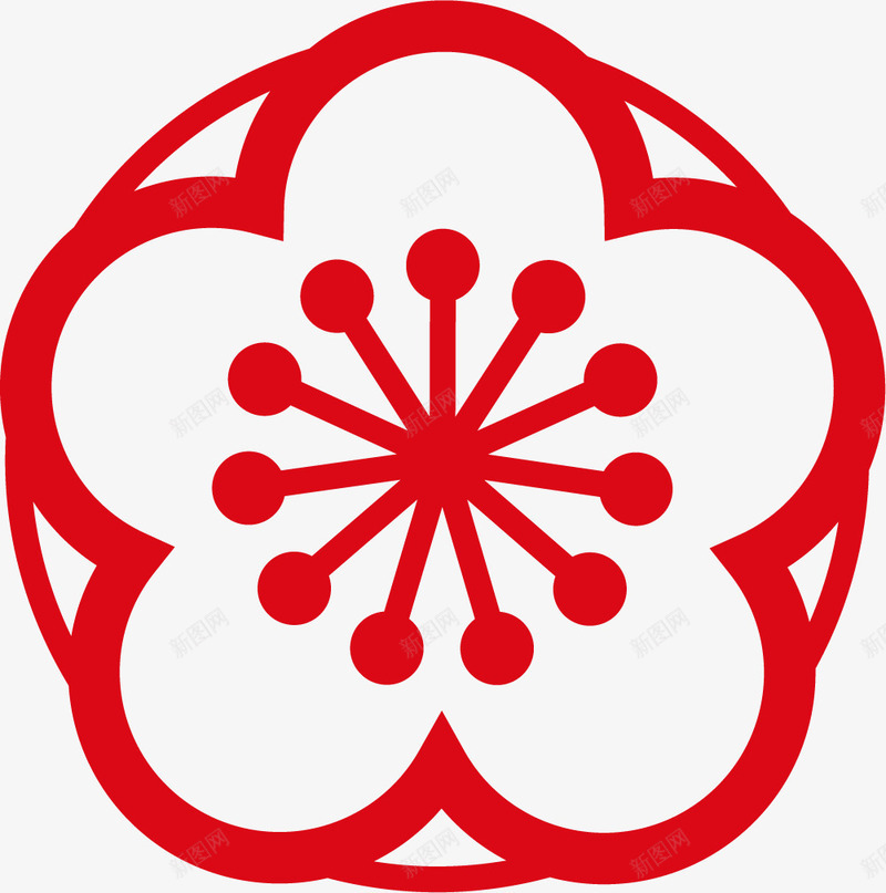 弧形梅花矢量图eps免抠素材_88icon https://88icon.com 咏梅 弧形 梅花 梅花绽放 歌颂梅花 腊梅枝头 矢量图