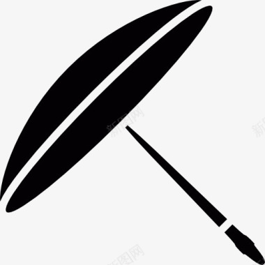 下雨工具日本纸伞图标图标