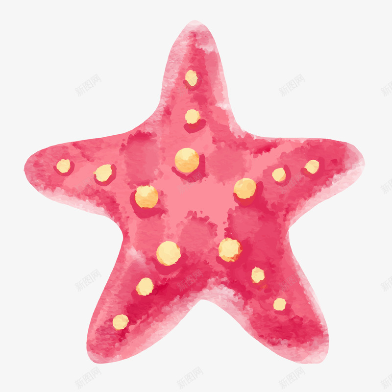 一只手绘的粉色海星矢量图ai免抠素材_88icon https://88icon.com 夏天 水 沙滩 海 海星 海洋 海滩 热带 粉红色 自然 矢量图