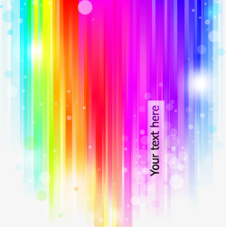 瀑布彩虹抽象七彩彩虹底纹矢量图高清图片