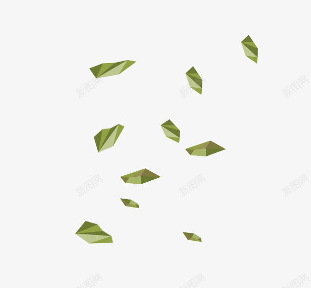 清新碎石头psd免抠素材_88icon https://88icon.com 小碎石 彩绘 清新 石块 石头碎裂 石子 碎石头 翠绿色