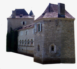 古堡城墙素材