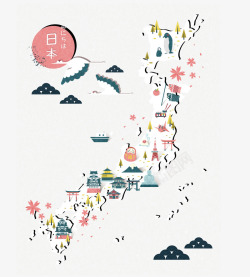 日本度假旅游创意素材