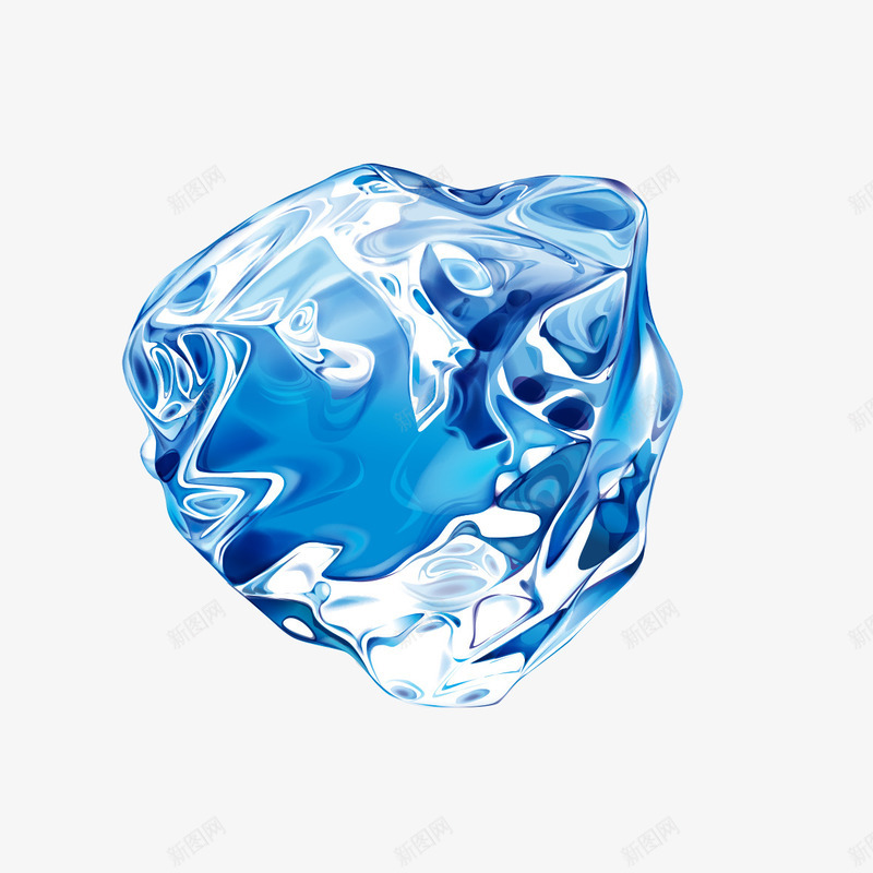 蓝色水晶石png免抠素材_88icon https://88icon.com 水晶 水晶石头 石头 蓝色 蓝色石头