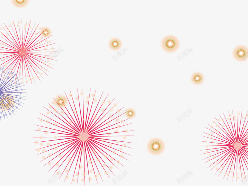 节日祝福png免抠素材_88icon https://88icon.com 喜庆 烟花 爆炸 节日