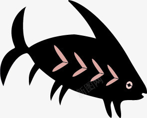 生动鱼矢量图图标图标