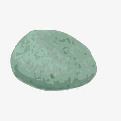 绿色粗糙石头鹅软石素材