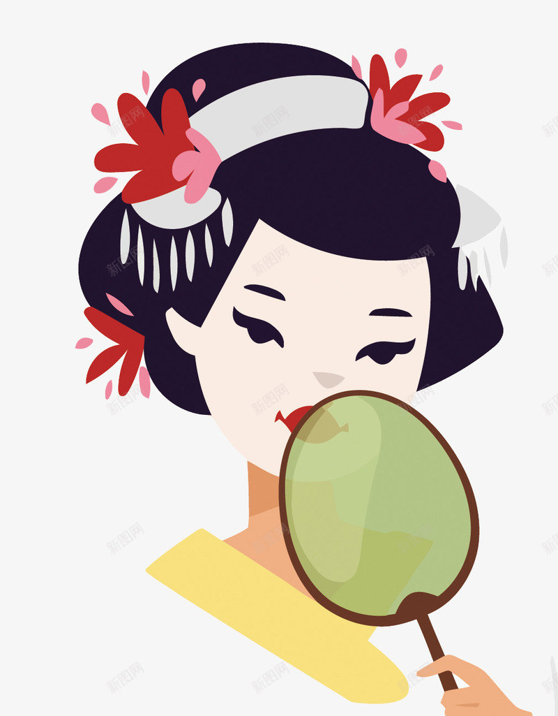 卡通日本艺妓矢量图eps免抠素材_88icon https://88icon.com 卡通 手绘 日本 矢量艺妓 艺妓PNG矢量图 艺妓免扣PNG图 矢量图