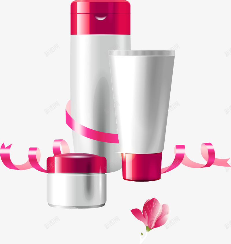 卡通美妆护肤png免抠素材_88icon https://88icon.com 卡通 护肤 美妆