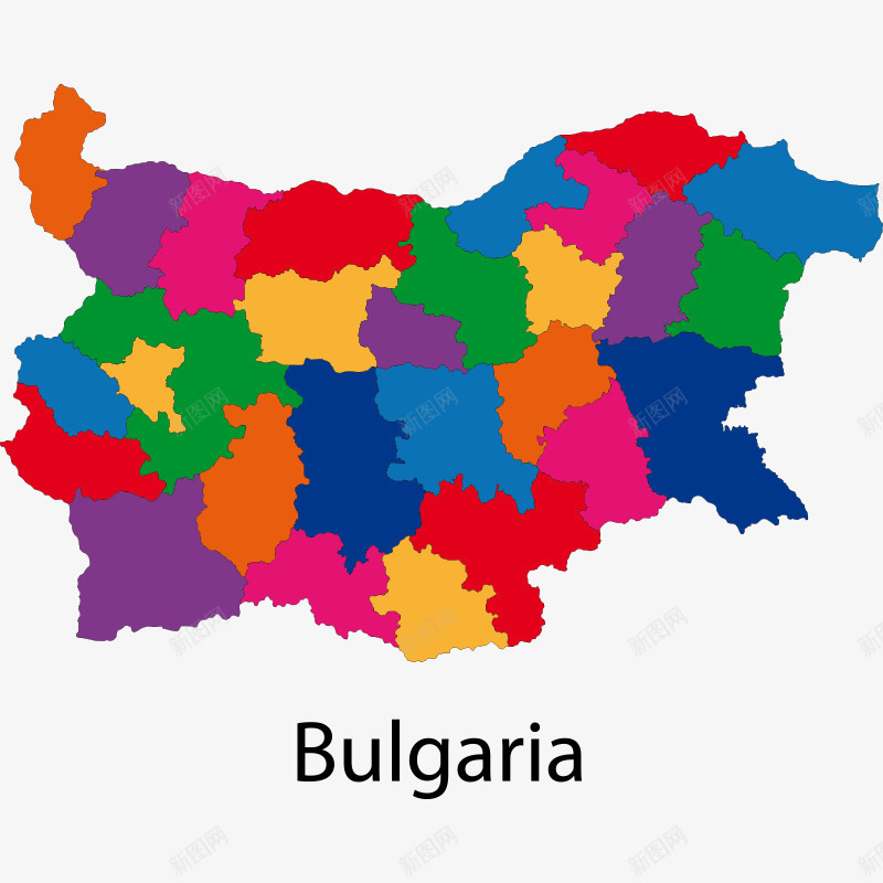 地图欧洲地图png免抠素材_88icon https://88icon.com Bulgaria 国家 国家地图 地图 地图元素 平面 彩色 插画 欧洲地图