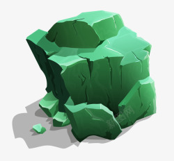浅绿色的石头素材